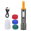 X723 Waterproof Aluminum Alloy Flashlight with Zoom and White Laser - 2