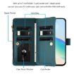 TCL 605/60 SE Dark Green Leather Case: 9 Card Slots & Hand Strap - 3
