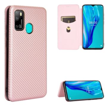 Ulefone Note 9P Pink Flip Case with Card Slot & Lanyard - 1