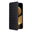 Huawei Pura 80 Ultra 5G Black Leather Flip Case Cubic Grid Texture - 2
