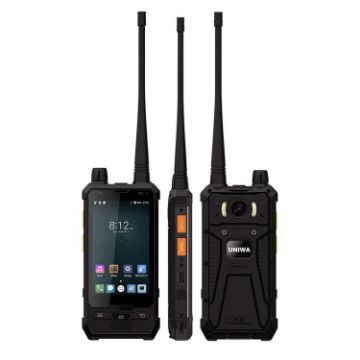 UNIWA P2 Plus UHF Walkie-Talkie Rugged Phone, 4G, 3GB+32GB, Black - 1