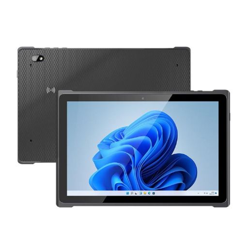 QCOM W1019 Windows 11 Pro Tablet, 10.1" 8GB+128GB, 4G, EU Plug (Black) - 1