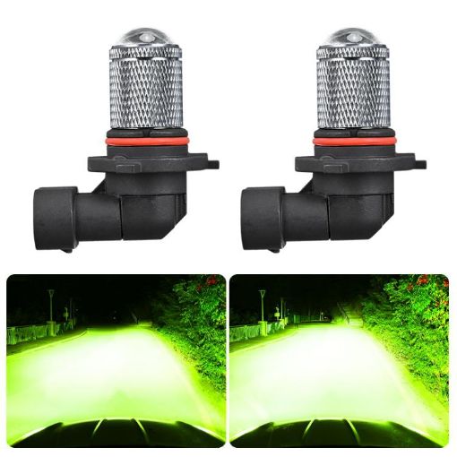 9006 8.5W 12-60V Lime Light Car Fog Light Bulb Pair - 1