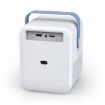CYS2 HD Projector 1GB+8GB Amlogic T950s, UK Plug (White Blue) - 3