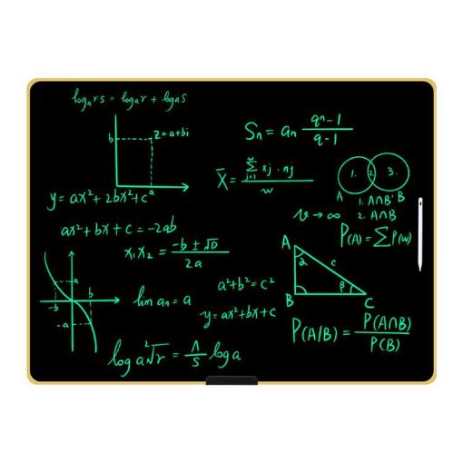40" Gold/Green Rechargeable LCD Drawing Board for Kids - 1