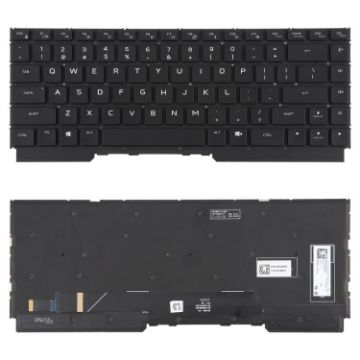 Colorful Backlit Laptop Keyboard for Alienware M15 R5 R6 R7 (Black) - 1