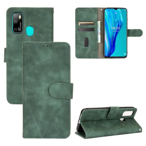 Ulefone Note 9P Calf Texture PU Leather Case with Card Slots (Green) - 1