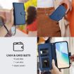 Ulefone Note 18 Ultra/Pro Leather Case, 9 Card Slots, Dark Blue - 6