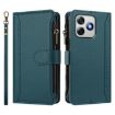 Ulefone Note 18 Ultra/Pro Leather Case: 9 Card Slots & Strap, Green - 2