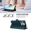 Ulefone Note 18 Ultra/Pro Leather Case: 9 Card Slots & Strap, Green - 4