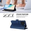 Ulefone Note 20 Pro Leather Case: Magnetic, 9 Card Slots, Dark Blue - 4