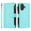 Ulefone Note 21 Mint Green Leather Case: 9 Card Slots & Hand Strap - 2