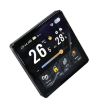 BHT-2005GA Black Smart Thermostat with 4" Screen for Water Heating - 1