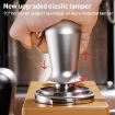 51mm Stainless Steel Coffee Powder Hammer Pressure Tampon, Silver - 4