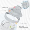 Large Grey Portable Compartment Sealed Pill Organizer Cup - 3