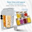 Large Grey Portable Compartment Sealed Pill Organizer Cup - 4