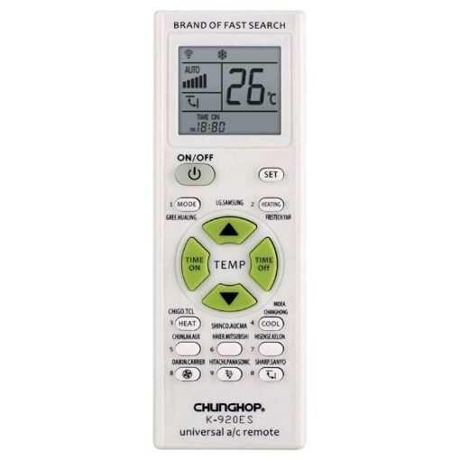 CHUNGHOP K-920ES Universal AC Remote with Brand Pairing Function - 1