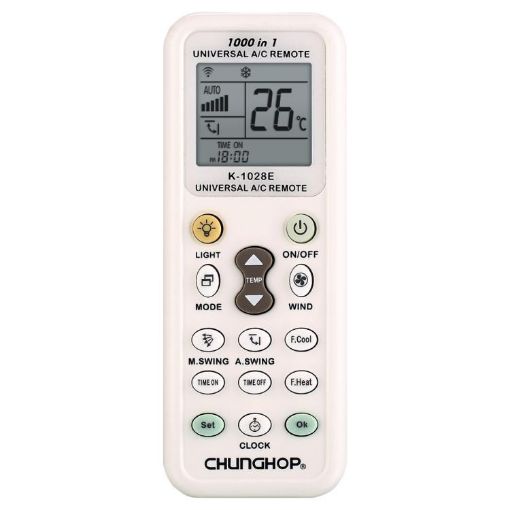 CHUNGHOP K-1028E Universal AC Remote Control with Torch - 1