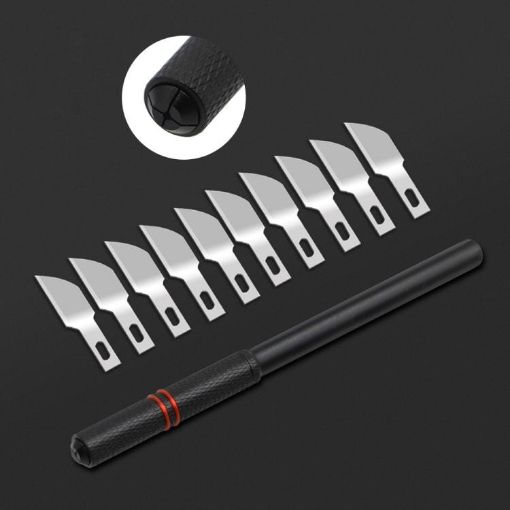Ergonomic Non-slip Carving Glue Remover Knife Set - Model NO.7 - 1