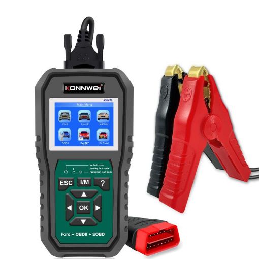 KONNWEI KW470 OBD2 Scan Tool for Ford - 2.8" Color Screen (Black Green) - 1