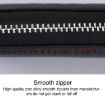 Red Litchi Grain PU Leather Universal Car Key Case - 4