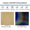 PEI Coating Starry PET Film Double-Sided 3D Print Plate 235x235mm - 5