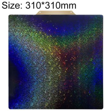 PEI Coating Starry PET Film Double-Sided 3D Printing Build Plate 310mm - 1