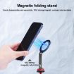 Folding Flymile MagSafe Phone Tripod Mount with Cold Shoe Adapter - 3