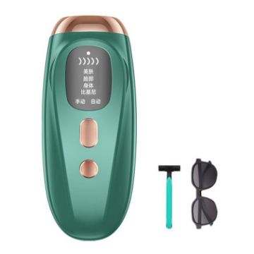 Dark Green FY-B502 Portable IPL Laser Hair Removal Device, EU Plug - 1