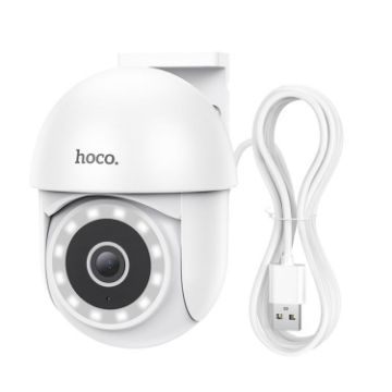 hoco D2 3MP IP65 Outdoor PTZ HD Camera with UK Plug WiFi 2.4G - 1