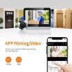 ESCAM C88 4.3" 1080P WiFi Video Doorbell, Night Vision, Two-way Audio - 5