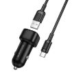 BOROFONE BZ34 QC3.0 Car Charger Set with 1m USB-C Cable (Black) - 2