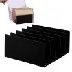 Black Metal Envelope Sorting Rack - Five-grid Notepad Organizer - 1