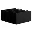 Black Metal Envelope Sorting Rack - Five-grid Notepad Organizer - 2