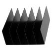 Black Metal Envelope Sorting Rack - Five-grid Notepad Organizer - 3