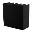 Black Metal Envelope Sorting Rack - Five-grid Notepad Organizer - 4