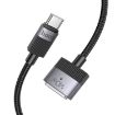 hoco U141 1.8m Type-C to Mag3 Magnetic Charging Cable (Black) - 4