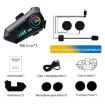 SOMAN M6-Hard Mic Bluetooth Motorcycle Helmet Headset Stereo Mic - 2