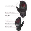 SOMAN MG21 Green Sheepskin Carbon Fiber Off-road Motorcycle Gloves M - 4