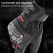 SOMAN MG21 Motorcycle Gloves L Black Sheepskin Carbon Fiber Off-road - 5