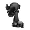 hoco H76 Crown Console One-button Car Phone Holder Black Grey - 6