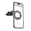 hoco H77 Magnetic Ring Car Phone Holder - Black Grey - 2