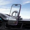 hoco H77 Magnetic Ring Car Phone Holder - Black Grey - 6