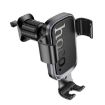 hoco H80 Vista Gravity Car Phone Holder, Black Grey - 3