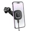 hoco HW30 Magnetic Wireless Charging Car Phone Holder (Black Grey) - 2