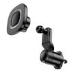 hoco HW30 Magnetic Wireless Charging Car Phone Holder (Black Grey) - 3