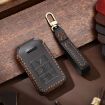 Volvo XC60/XC90/S90 6-Button Cowhide Car Key Cover (Black) - 1