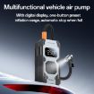 Yesido VC12 7800mAh Cordless Tire Inflator and Air Pump (Black) - 2