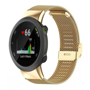 Garmin Forerunner 45/45S/Swim2 Gold Milanese Metal Watch Band 18mm - 1
