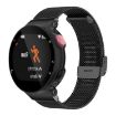 Garmin Forerunner 220/735/230/235 Milanese Metal Band (Black) - 1